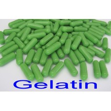 Gelatin size '0' - Lt Green / Lt Green - 1000 caps